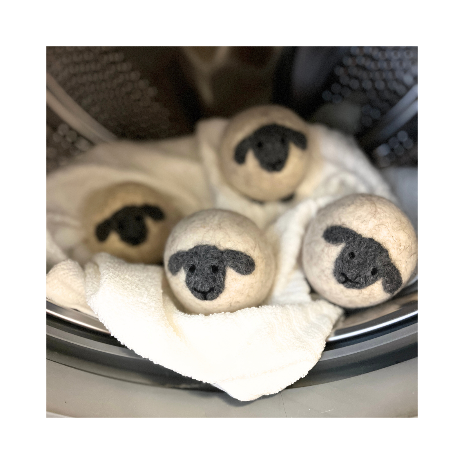 Gyapjú szárítólabda - sötét