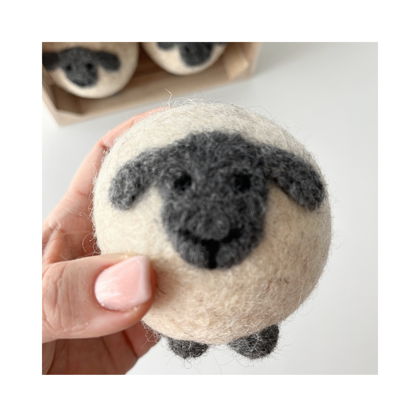 Gyapjú szárítólabda - sötét