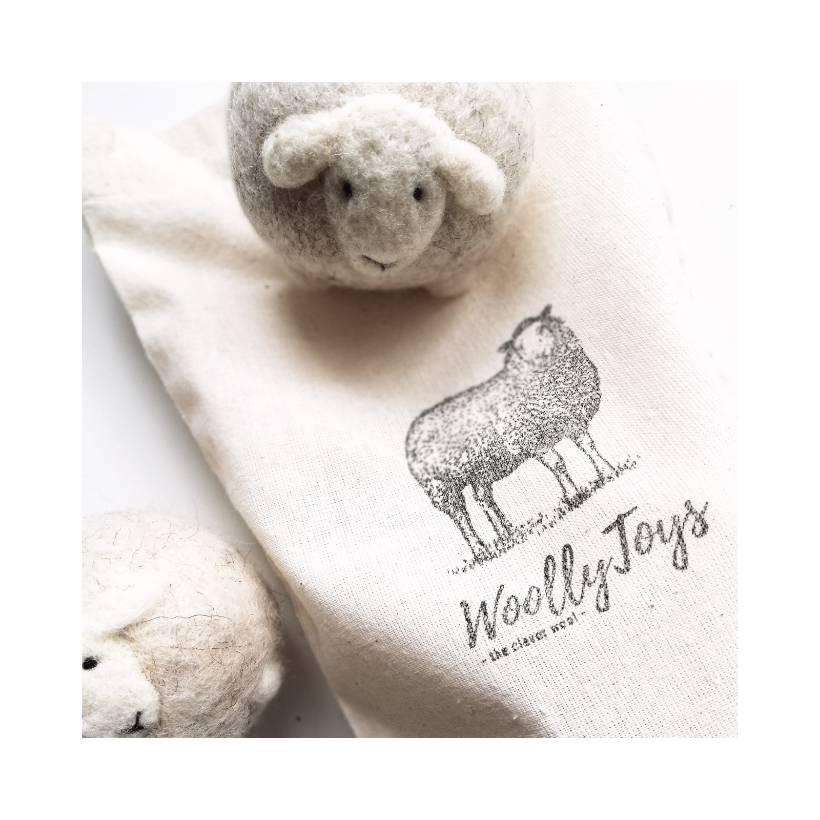 Gyapjú szárítólabda - világos