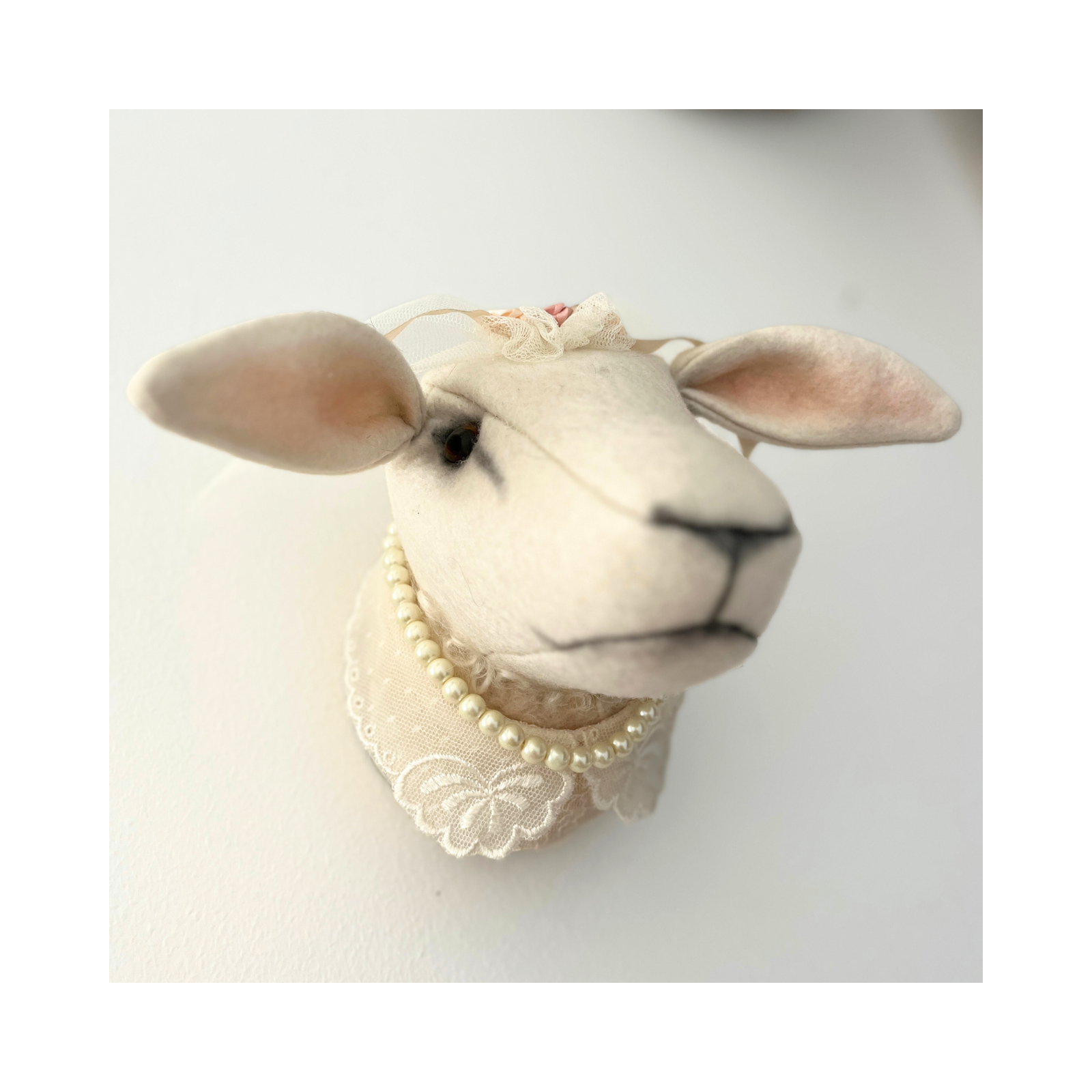 Menyasszony és vőlegény bárányfej trófea - limited edition