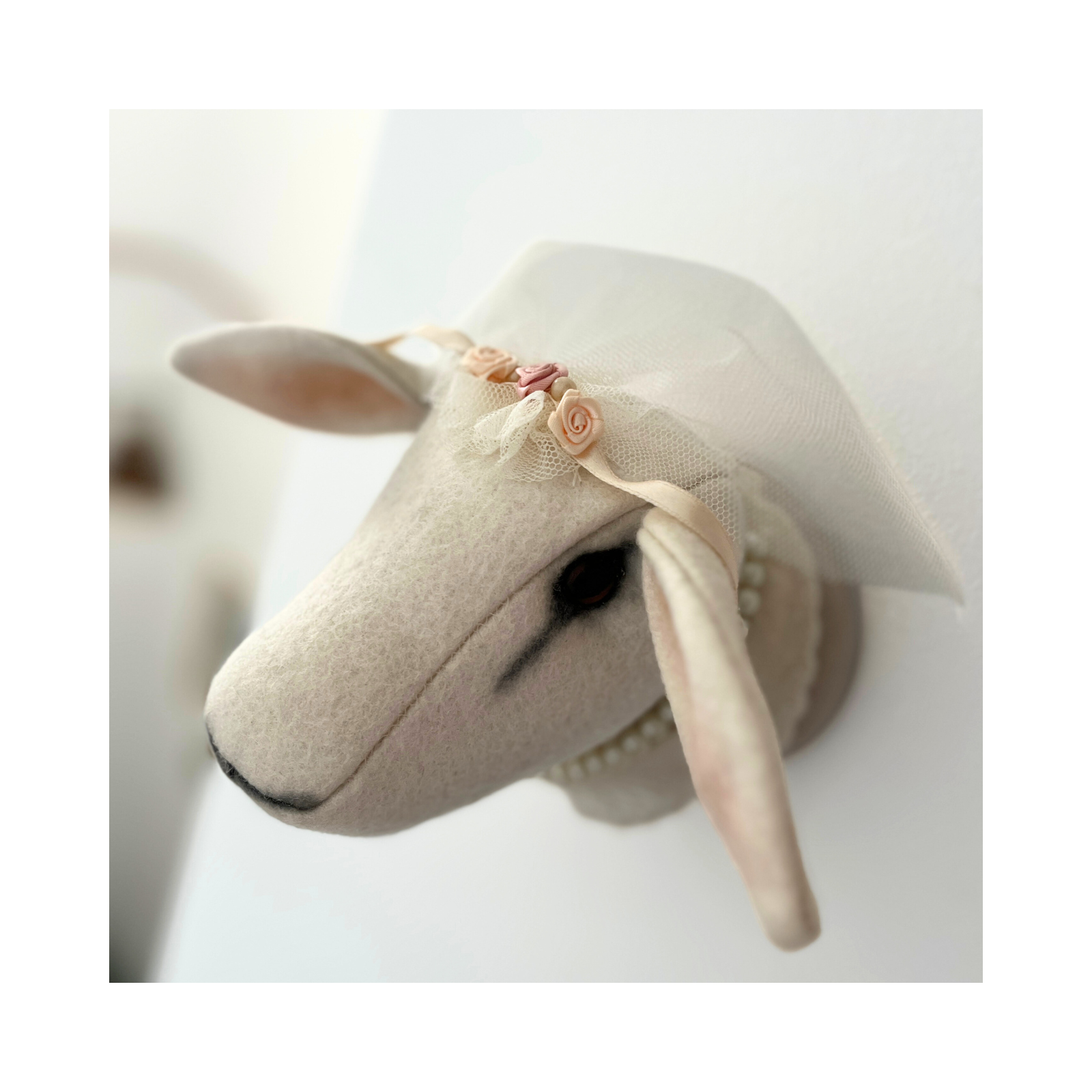 Menyasszony és vőlegény bárányfej trófea - limited edition