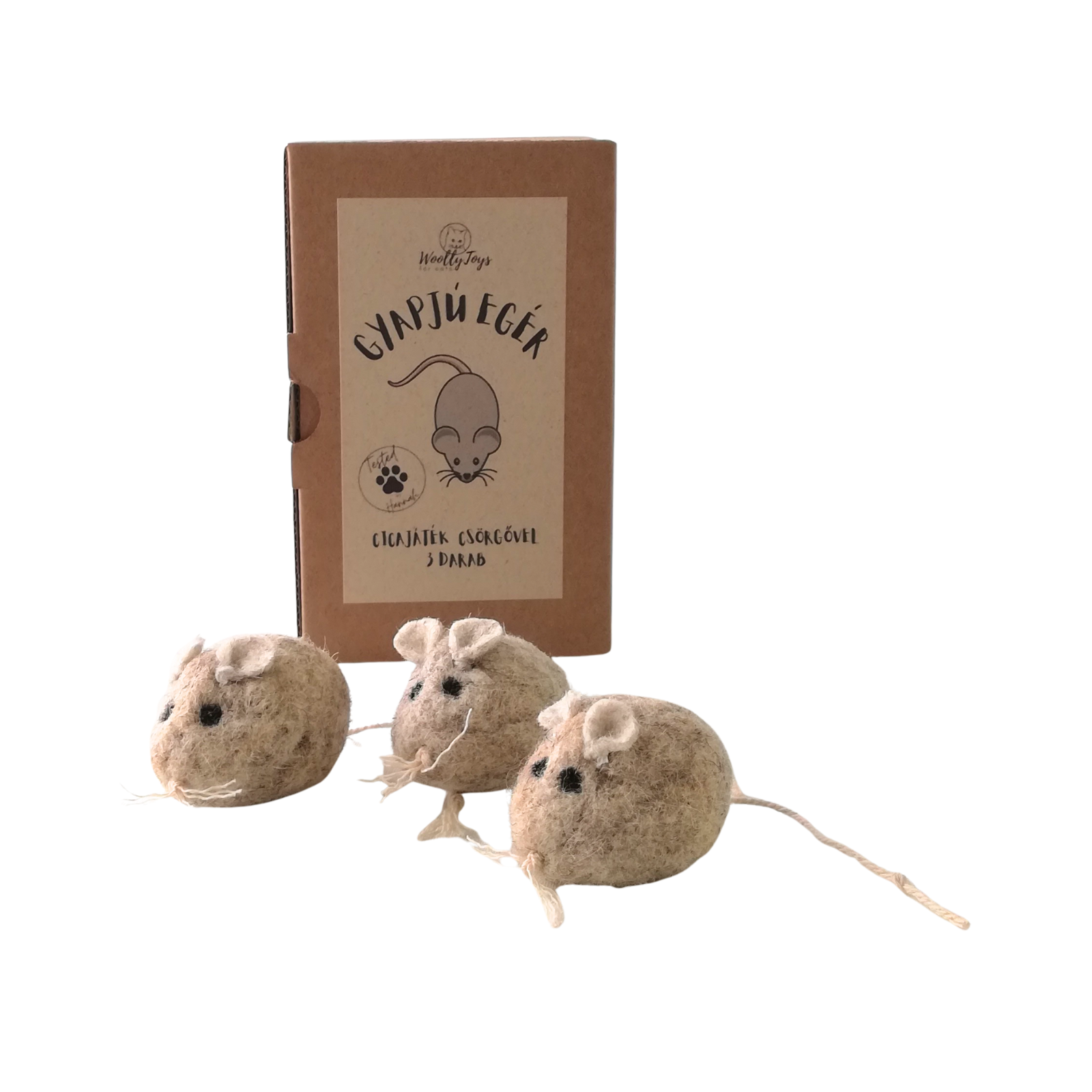 My Clever Cat - Nemezelt egerek 3 db