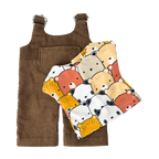 Felhő - Barna nadrágban választott pólóban