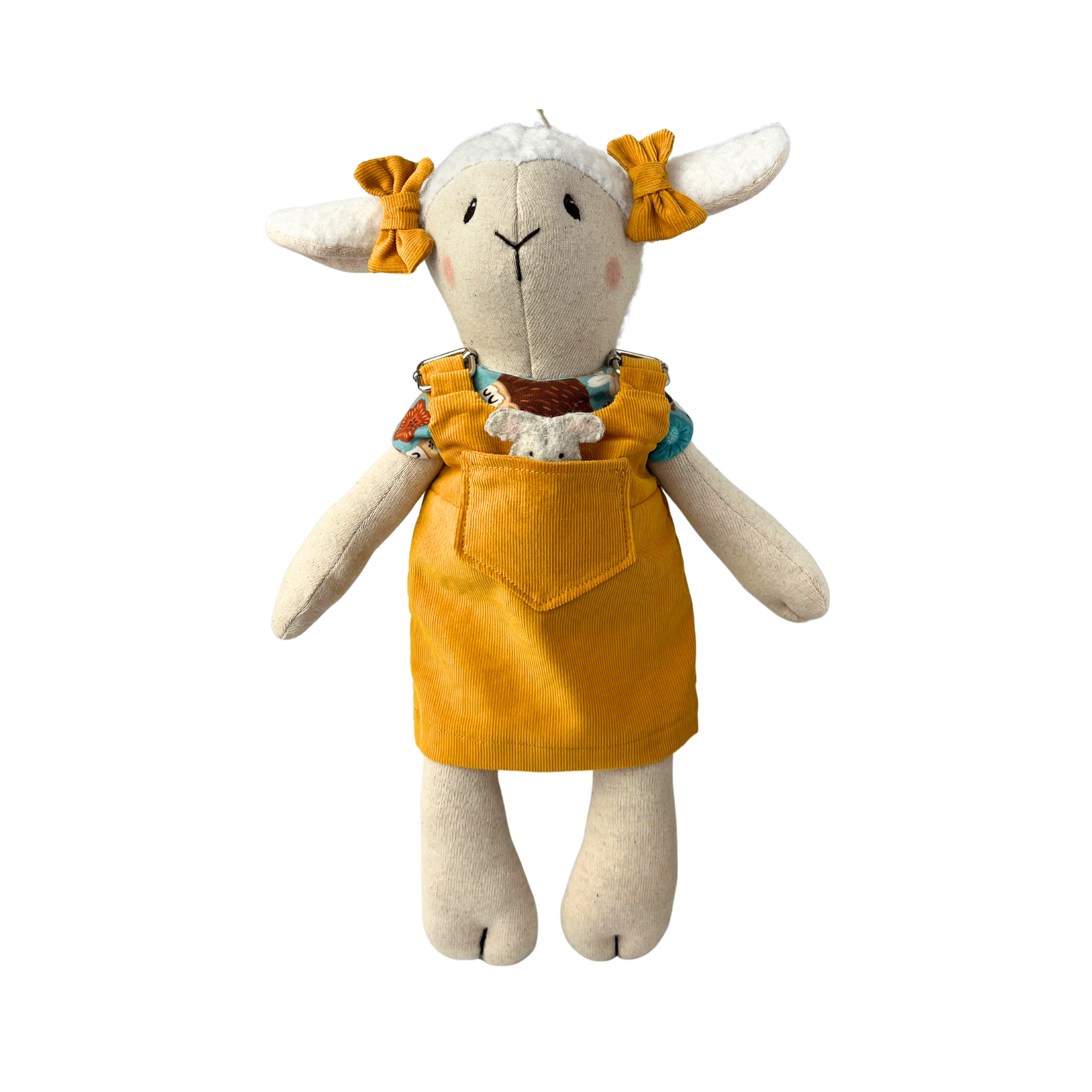 Felhő - Okkersárga ruhában választott pólóban