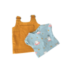 Felhő - Okkersárga ruhában választott pólóban