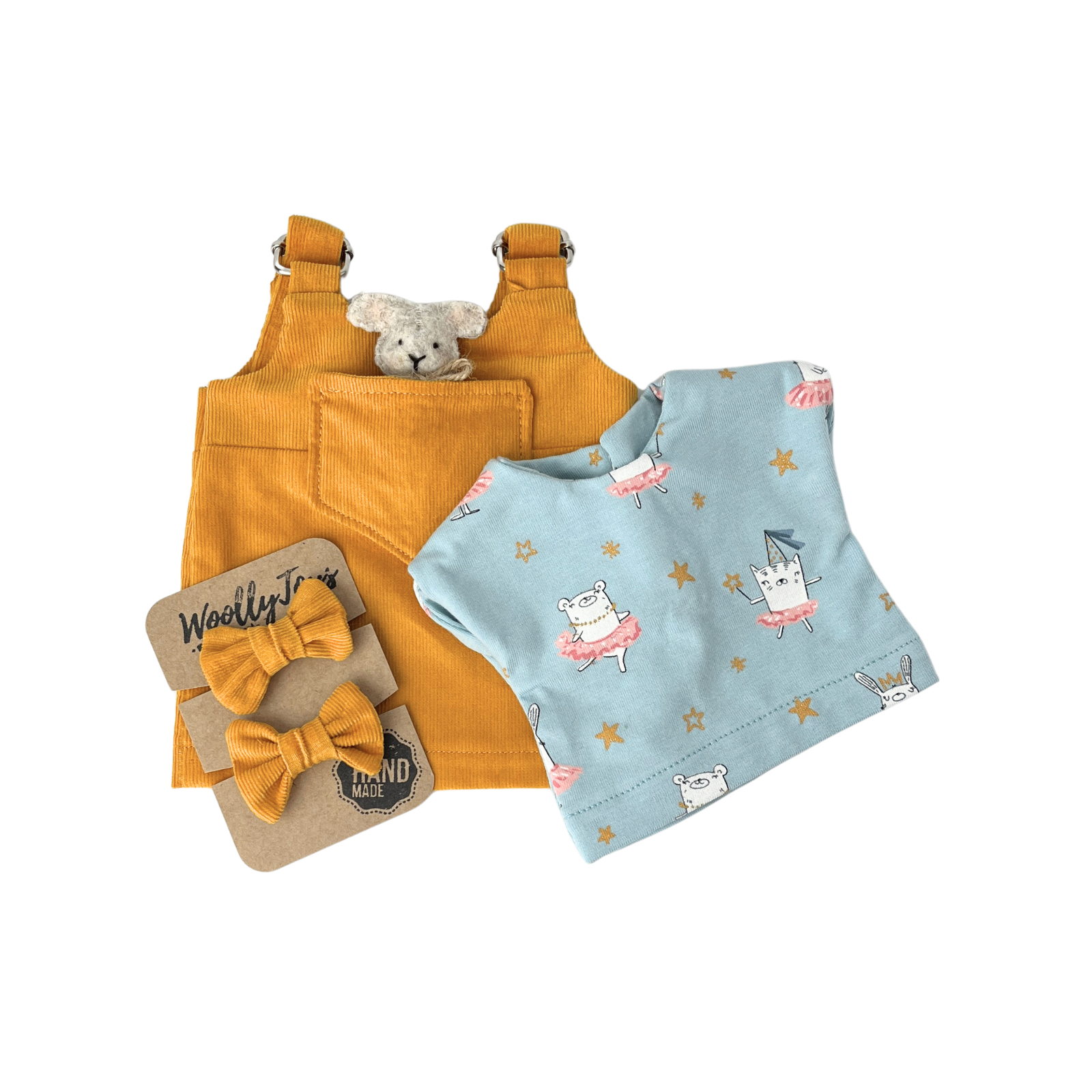 Felhő - Okkersárga ruhában választott pólóban