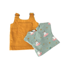 Felhő - Okkersárga ruhában választott pólóban