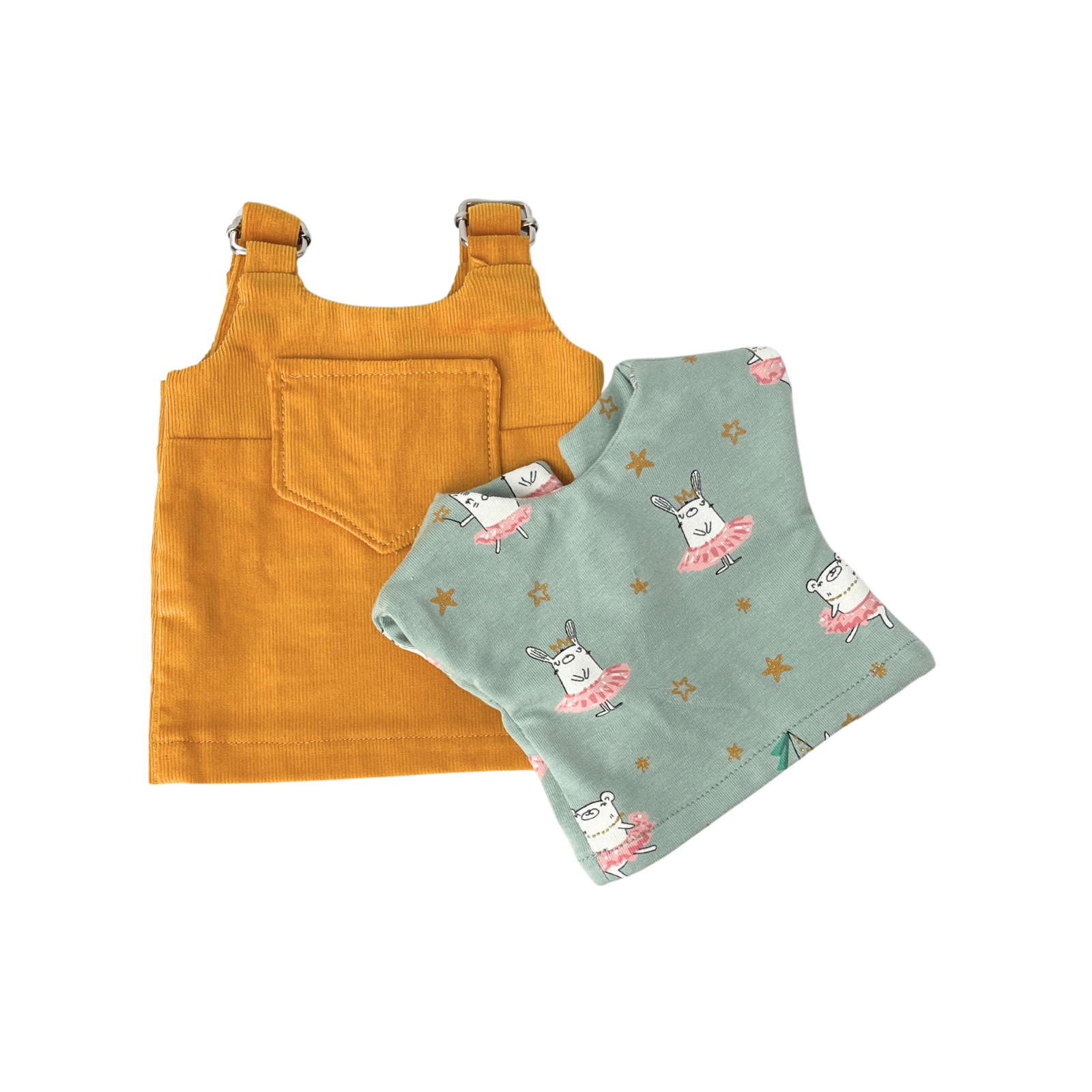 Felhő - Okkersárga ruhában választott pólóban