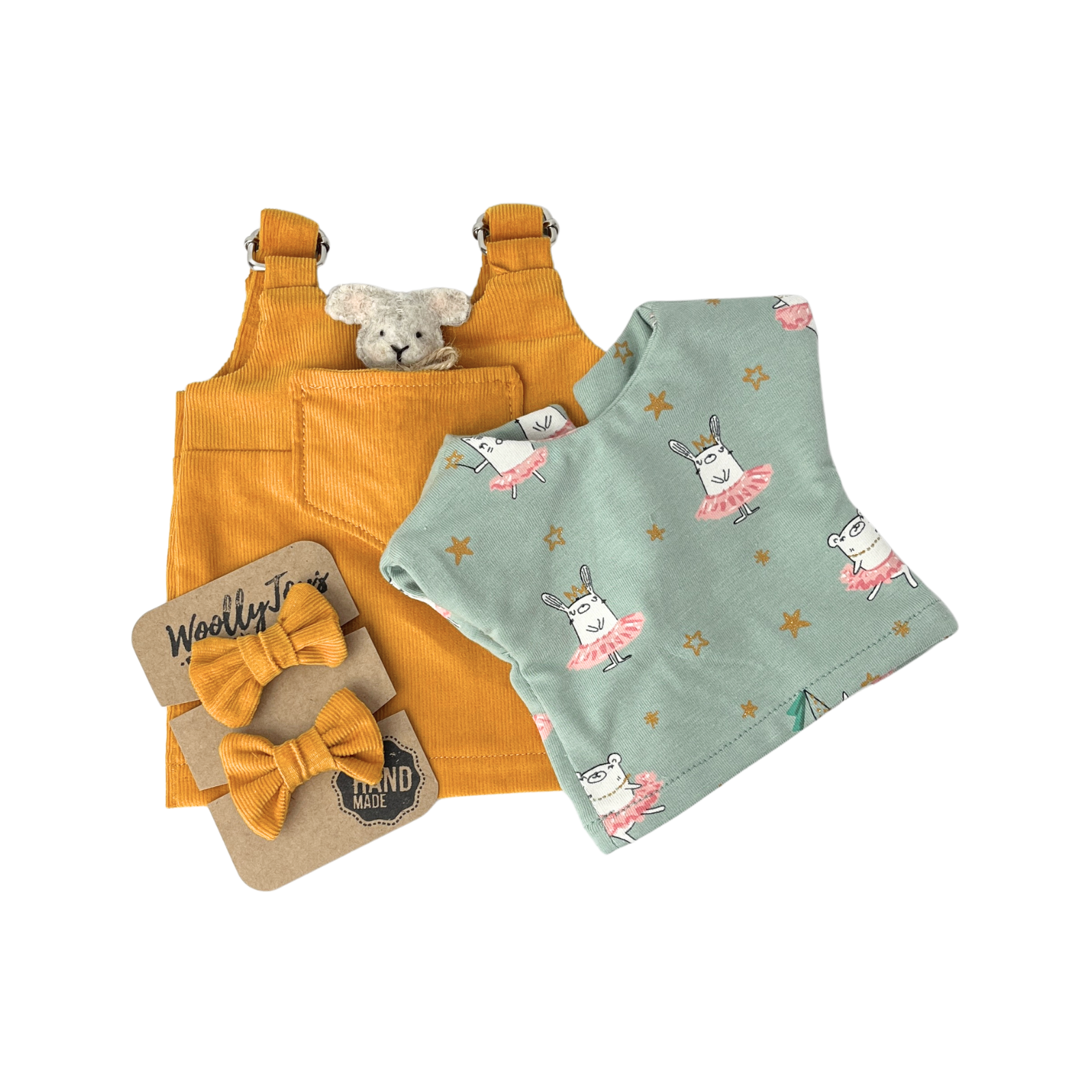 Felhő - Okkersárga ruhában választott pólóban