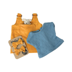 Felhő - Okkersárga ruhában választott pólóban