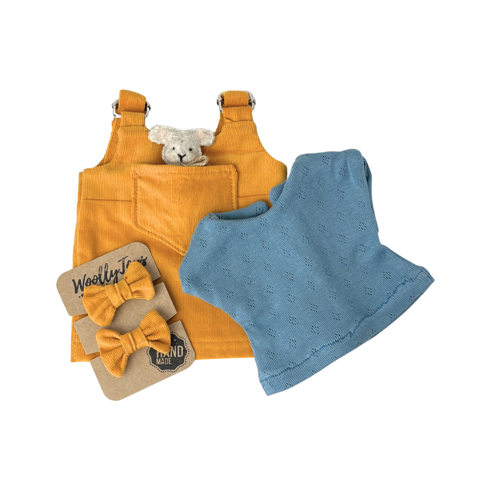 Felhő - Okkersárga ruhában választott pólóban