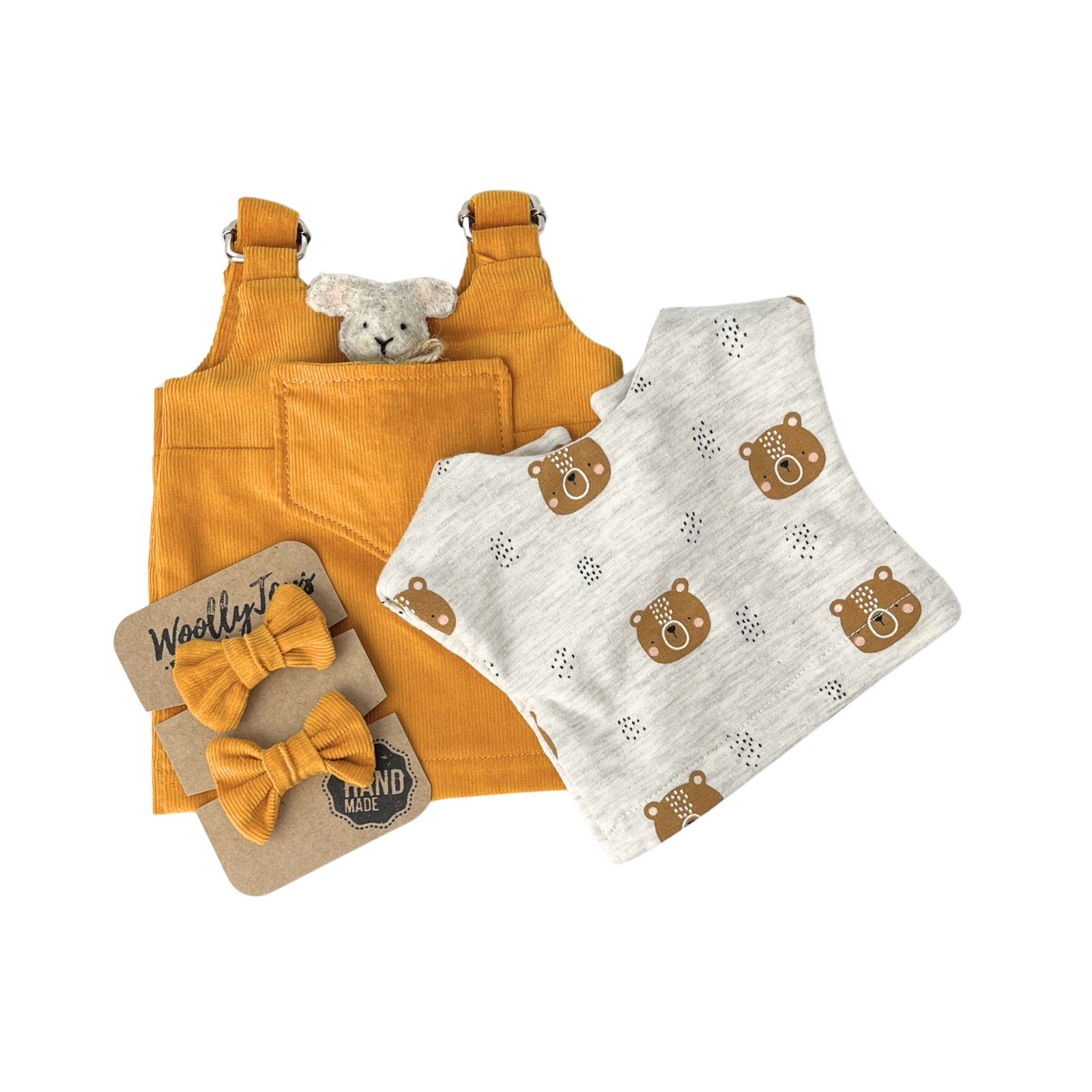 Felhő - Okkersárga ruhában választott pólóban