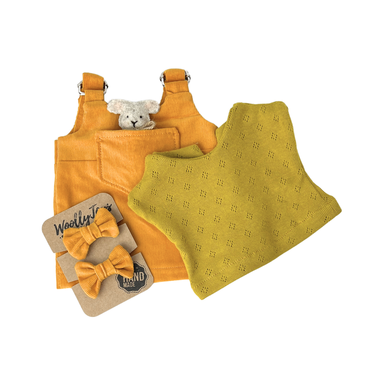 Felhő - Okkersárga ruhában választott pólóban