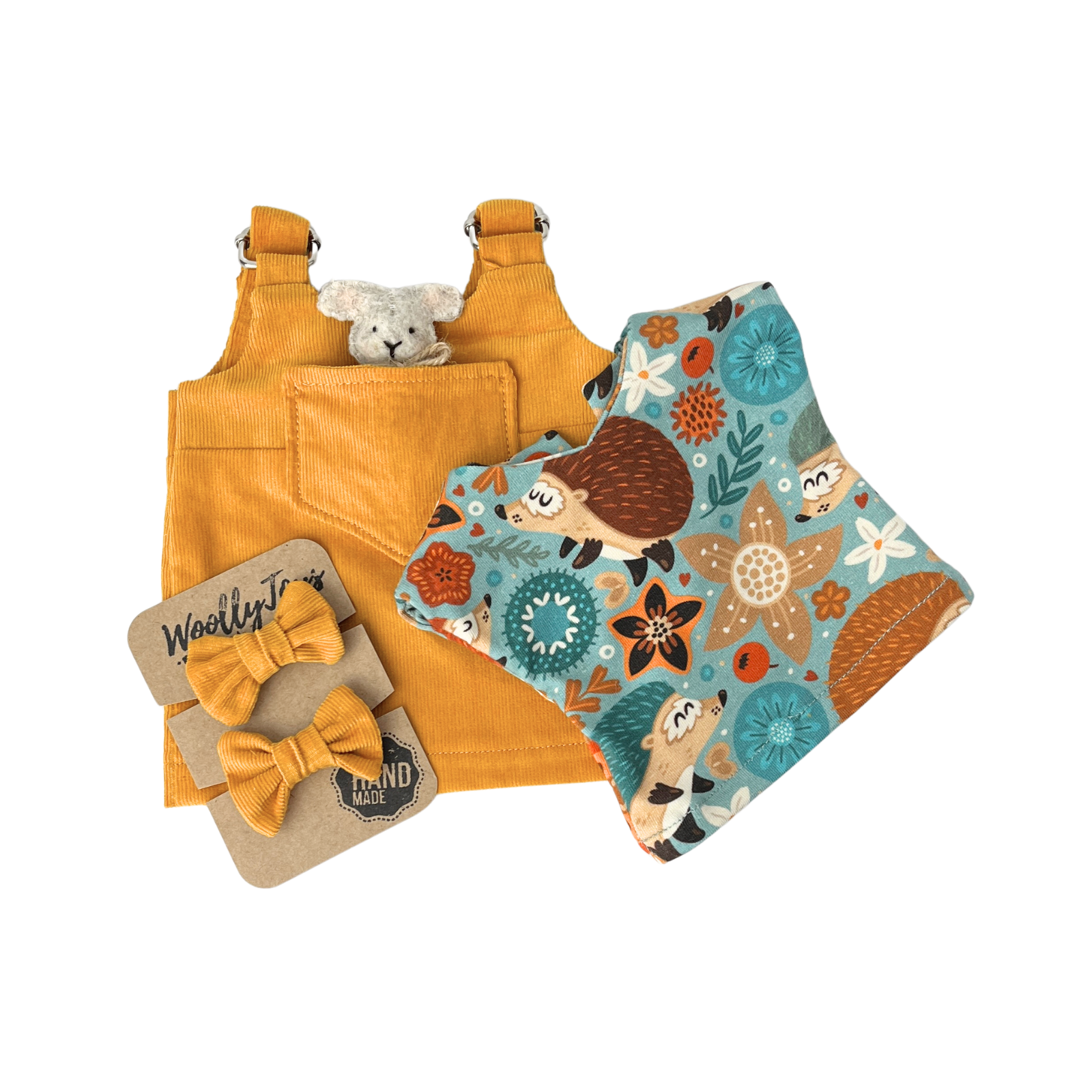 Felhő - Okkersárga ruhában választott pólóban