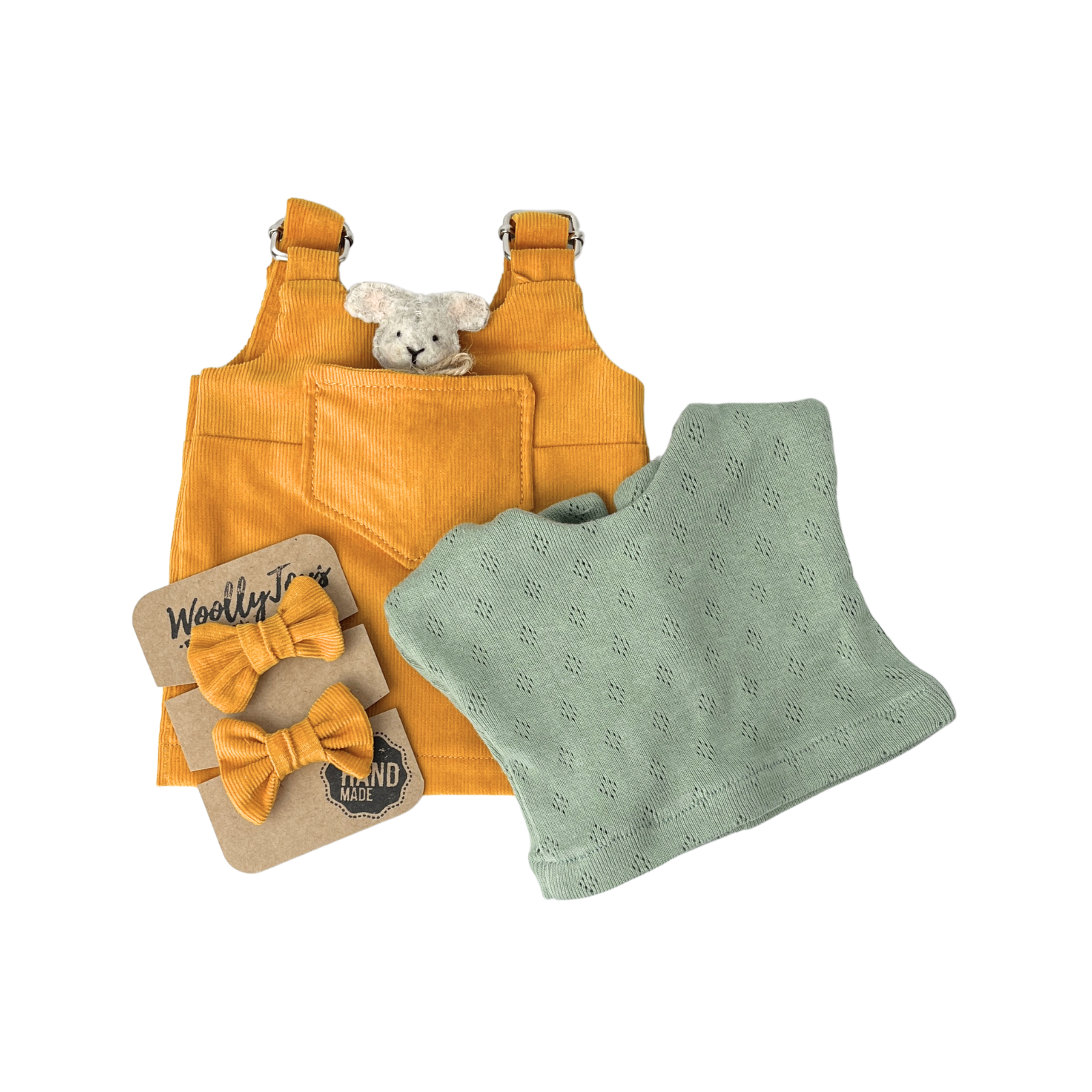 Felhő - Okkersárga ruhában választott pólóban