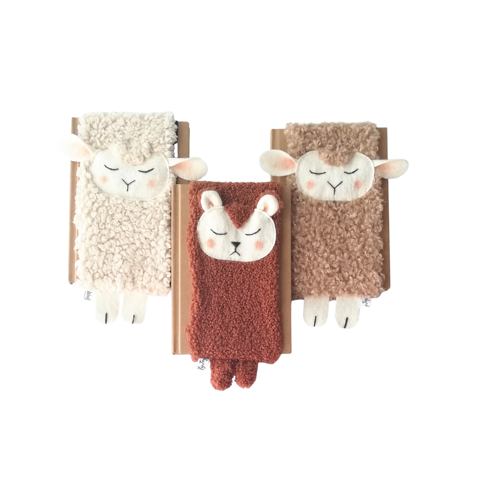 Napló illóolaj koronggal - bárány & maci