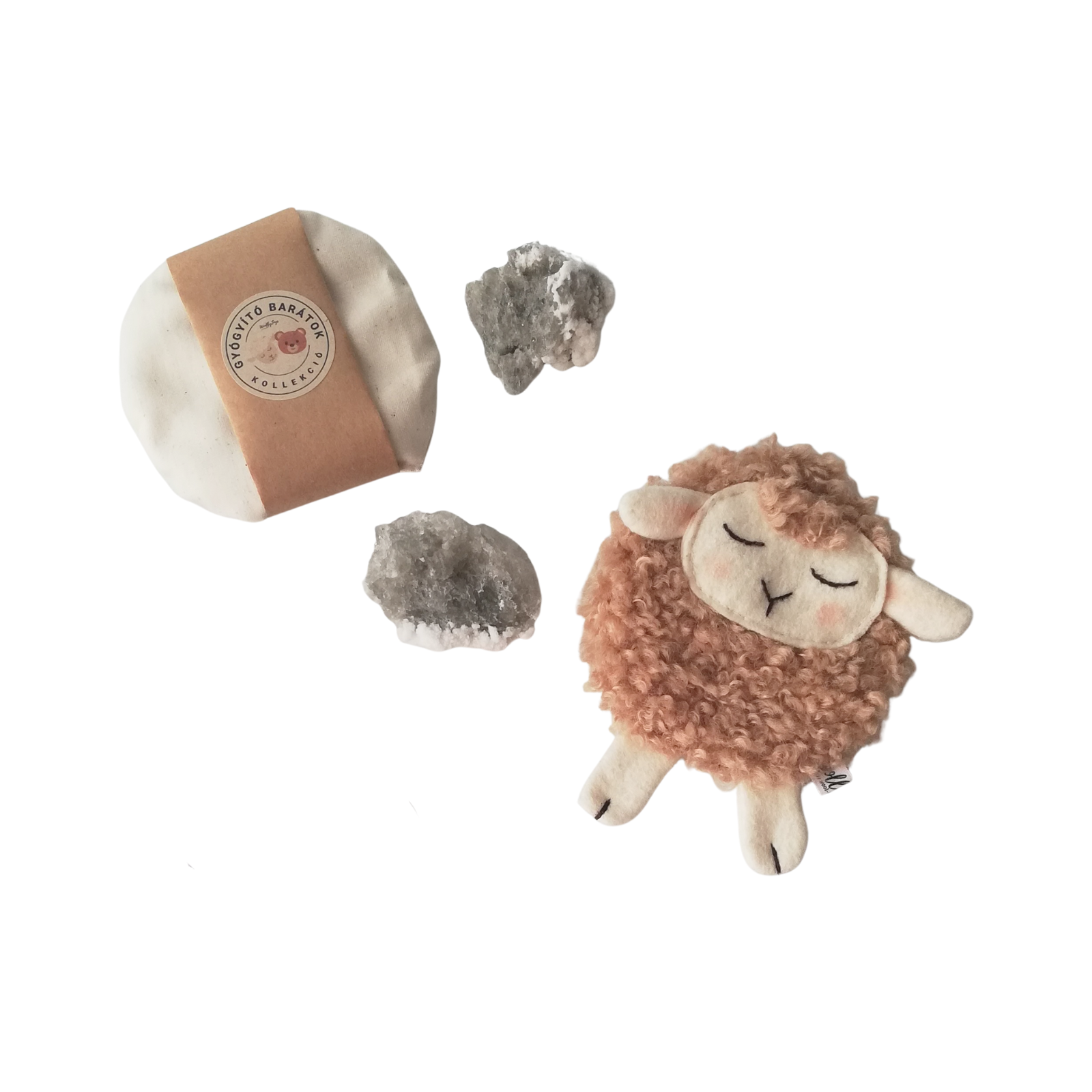 Fülpárna - Bárány sötét szőrme