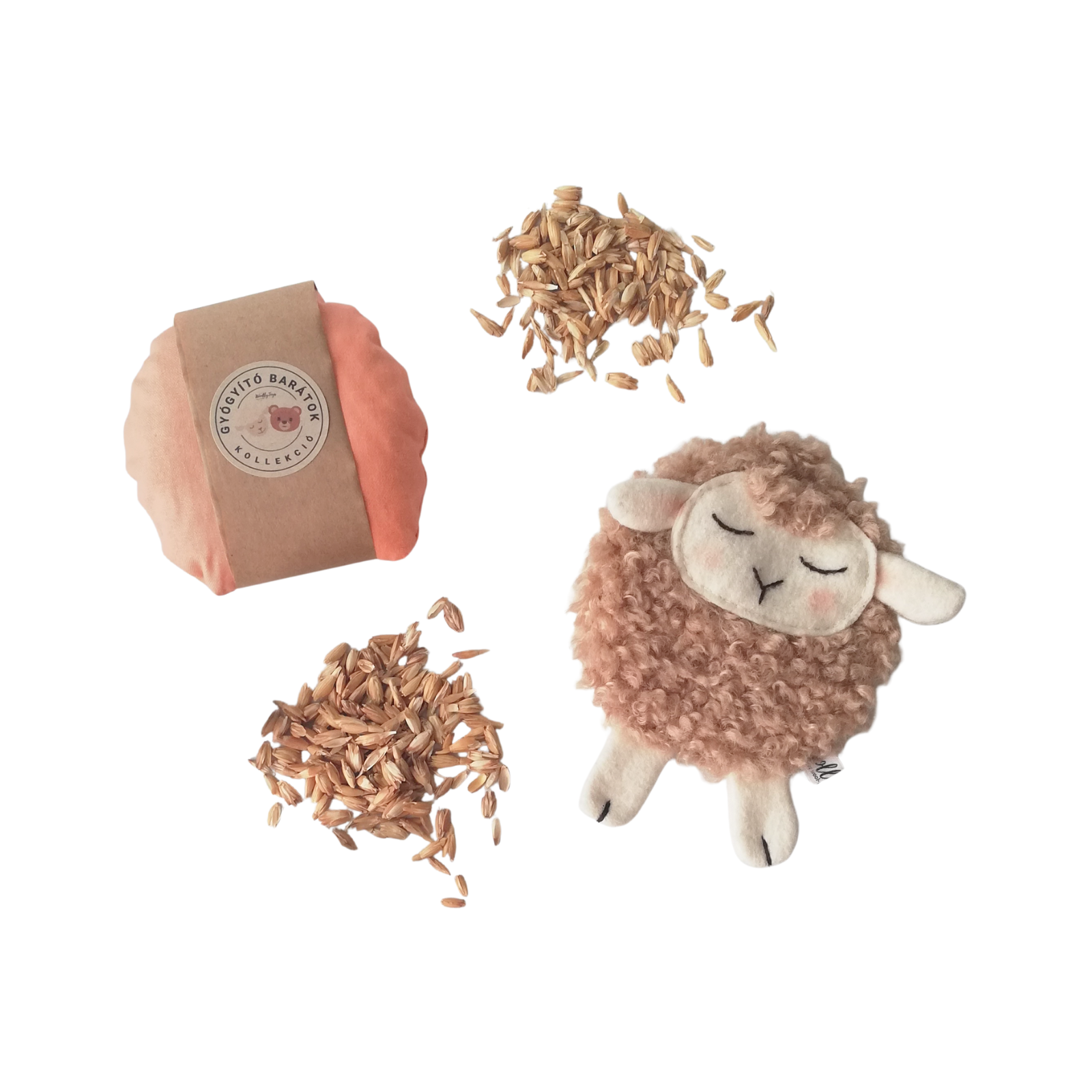 Fülpárna - Bárány sötét szőrme