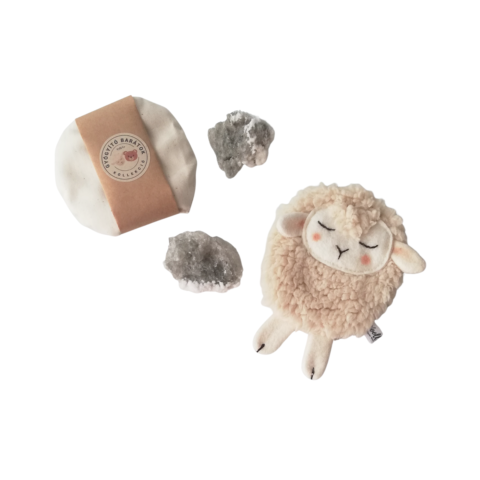 Fülpárna - Bárány világos szőrme