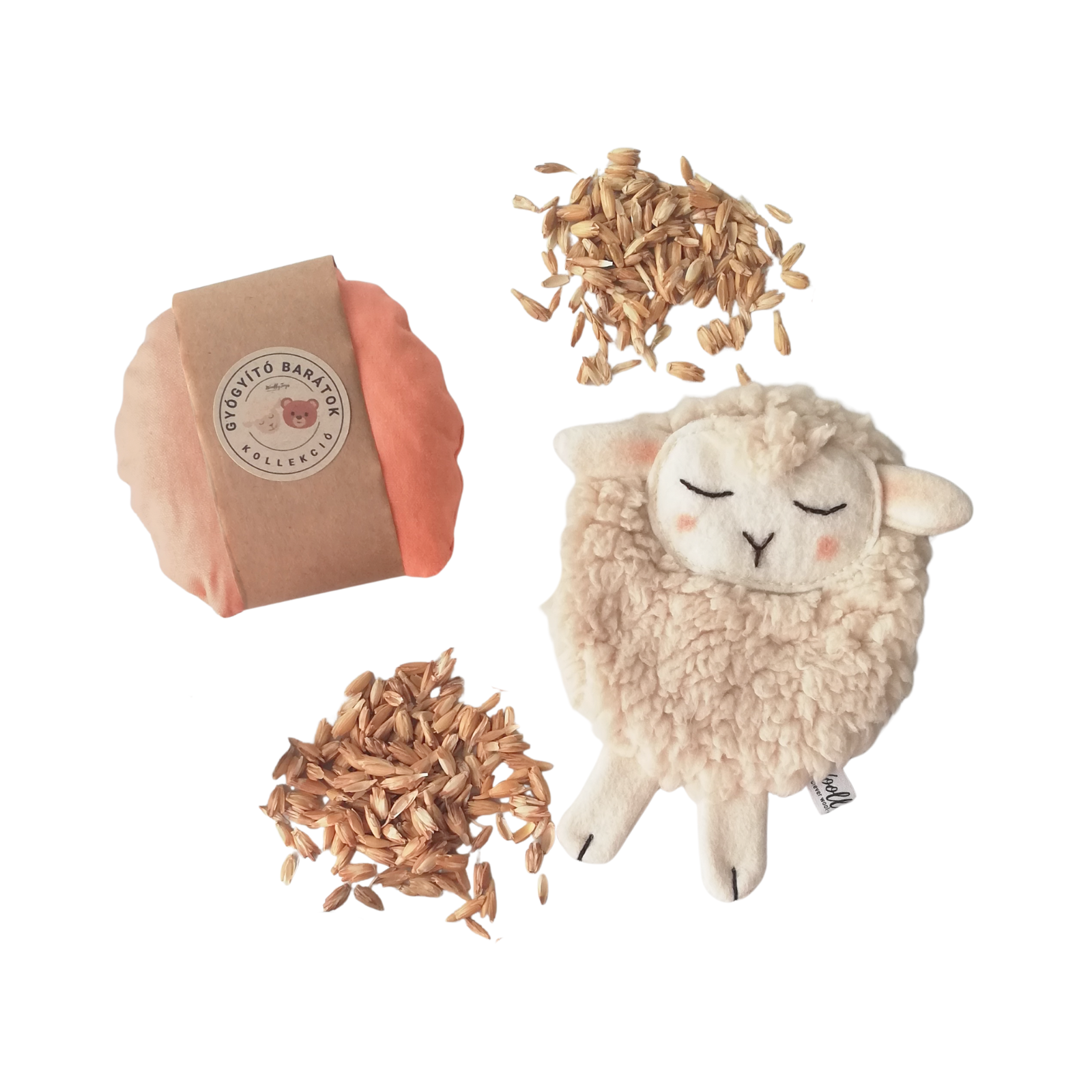 Fülpárna - Bárány világos szőrme