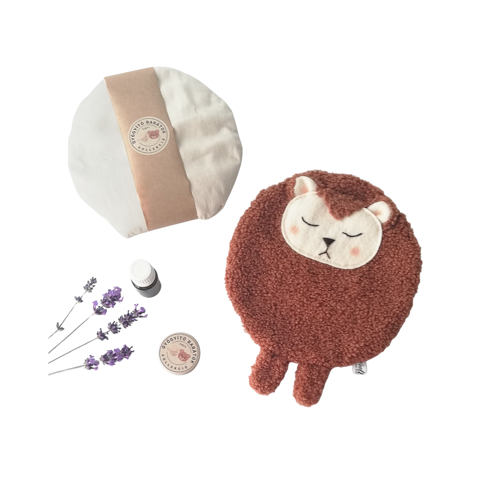 Só & tönkölypelyva párna - Maci