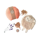 Só & tönkölypelyva párna - Bárány világos szőrme