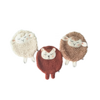 Só & tönkölypelyva párna - Bárány sötét szőrme